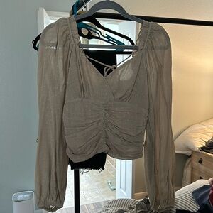 ASTR long sleeve blouse